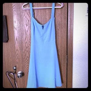 Baby blue dress